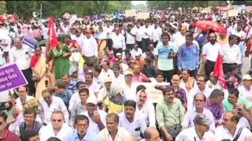 Odisha school teachers launch 3-day protest in Bhubaneswar over 21-point demands