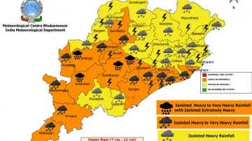 Weather Map Of Odisha