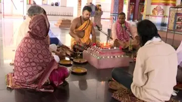 Yajna and havan performed for the success of Chandrayaan-3 mission