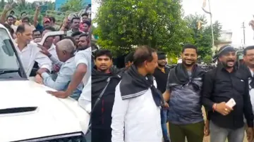 BJP stages protest against 5T Secy’s Ganjam visit; MLA Pradeep Panigrahy 'manhandled' by BJD workers