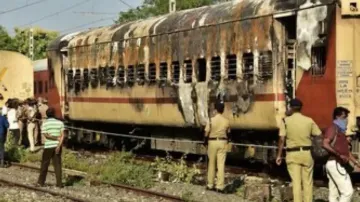 Madurai train blaze