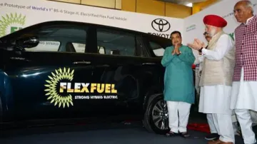 BS6 electrified flex fuel prototype vehicle