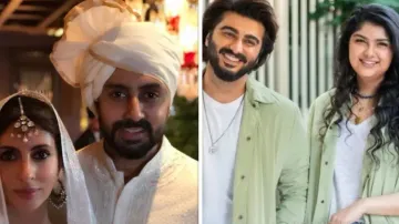Shweta and Abhishek Bachchan, Arjun and Anshula Kapoor