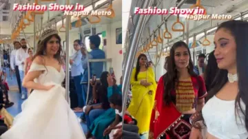 Nagpur metro turns fashion venue as models walk the ramp – Watch