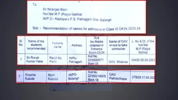 MP's letter forged to seek admission 