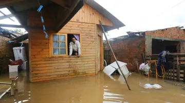 Cyclone in Brazil