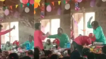 Teachers' Day celebration goes wrong, student get beaten up; watch hilarious video