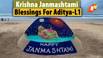 Sudarsan Pattnaik Wishes India On Janmashtami, Prays Lord Krishna For Aditya-L1 Success
