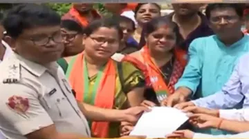 BJP stages protest in Bhubaneswar