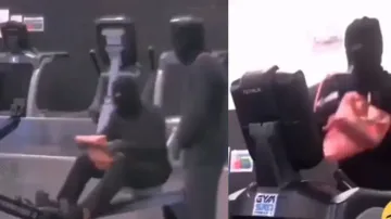 Masked robbers undergo intense training at gym for robbery; watch funny video