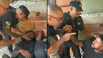 Cops arrest armed criminal romantically while sleeping! Watch
