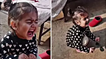 ‘Mera patti kaun hai? Mujhe jana hai, mere Bacche’ Cute little girl cries inconsolably for ‘husband’