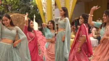 Bride's friends rock 