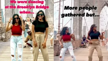 SRK fans dance to ‘Chaleya’ on New York's Brooklyn Bridge; foreigners join as background dancers