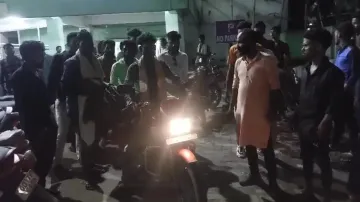Dead body carried on bike