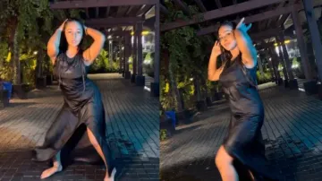 Girl's sizzling 'Khatouba' dance in stunning black attire sets internet ablaze; watch 