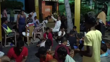 Villagers Guard Leaders