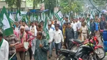 Padayatra tension for BJD