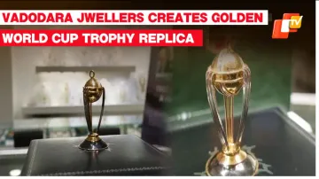 World Cup Fever: Vadodara Jweller Creates Buzz With Golden Trophy 