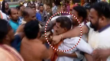 Scuffle between BJP leaders