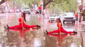 Woman influencer faces action for yoga on road, Gujarat police shares video