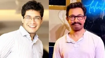 Aamir Khan and his son Junaid Khan