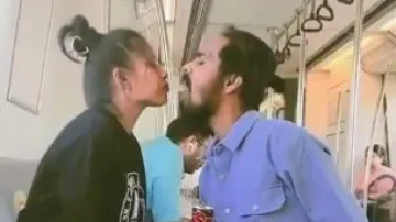 Young couple’s cringe intimate act inside Delhi Metro sparks outrage online – Watch