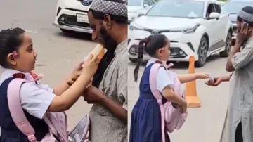 School girl's heart-warming act for beggar is best thing on internet today; watch