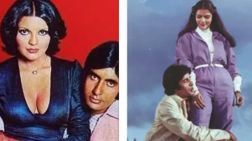 Zeenat Aman, Amitabh Bachchan