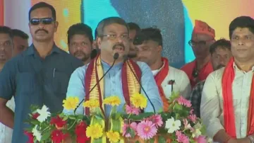 BJD only hijacks Central schemes using photos: Dharmendra Pradhan 