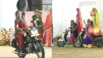 Video of Gujarati women's thrilling Garba on wheels goes viral; Watch