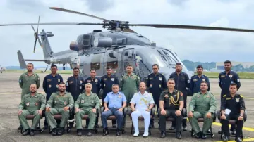 After combat ship, Indian Navy's Advanced Light Helicopter reaches SL