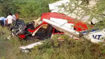 Trainer aircraft crashes in Pune field, woman pilot injured