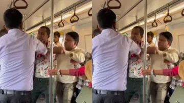 Delhi Metro: Man assaults senior citizen, co-passengers teach him a lesson