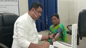 Rajgangpur MLA Attends Patients At Hospital