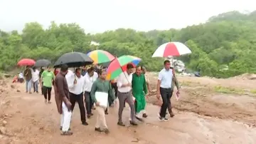 Four-member NGT team during their visit at Sikharchandi development project site  earlier this year 