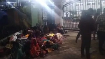 Habisyalis Spend Night Outside The Habisyali Centre In Puri