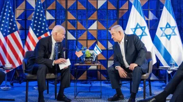 Biden recalibrates his position on conflict, invokes 'humanitarian law'