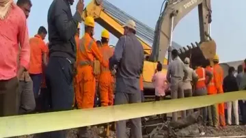 Train Mishap site In Andhra Pradesh