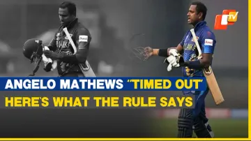 ODI World Cup: Angelo Mathews Becomes First Batter To Be Timed Out In International Cricket