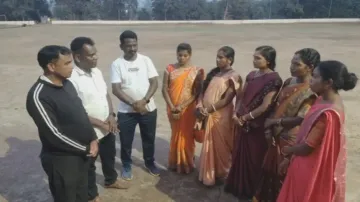 Sarpanchs In Koida Protest Nabin Odisha Programme