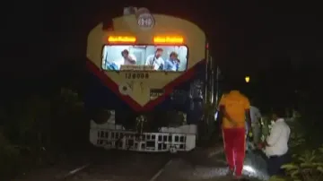 MEMU train derails in Odisha's Sambalpur