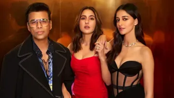 Karan Johar, Sara Ali Khan & Ananya Panday