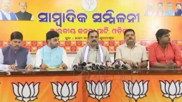 BJP, Cong lash out at BJD for use of party symbol in govt programmes