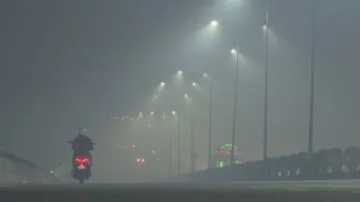 Thick Blanket Of Smoke On Bhubaneswar Sky On Diwali Night
