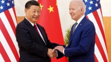 Joe Biden and Xi Jinping 