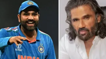 Rohit Sharma, Suniel Shetty