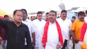 Union Minister Dharmendra Pradhan in Puri