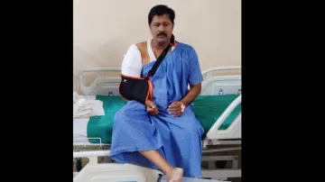 Actor Sritam Das At Hospital