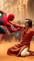 Rajinikanth triumphs over Iron Man, Spiderman, Thanos in epic battles as envisioned by AI